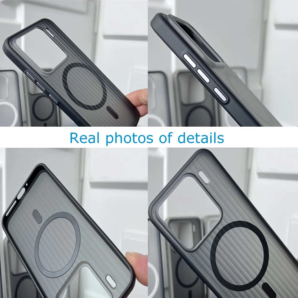 for xiaomi 15 case Wave textured matte semi transparent phone case and MI 15 Case