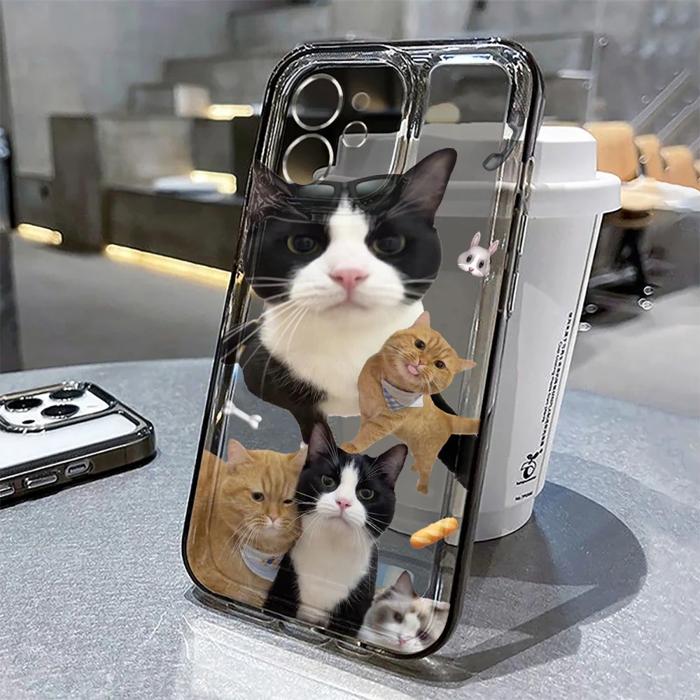 Lovely Cat Soft Phone Case For iPhone 14 Pro Case iPhone 12 13 15