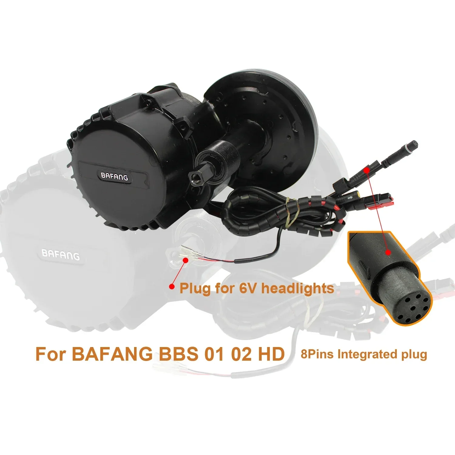 For Bafang 8Fun Drive 6V Lamp Group Adapter Cable Seamless Integration Of Front And Rear Lights For Drive Retrofit Kit    2024