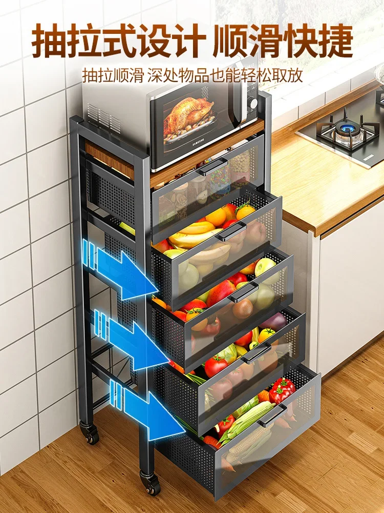 Multi-layer Household Drawer Multifunctional Microwave Oven