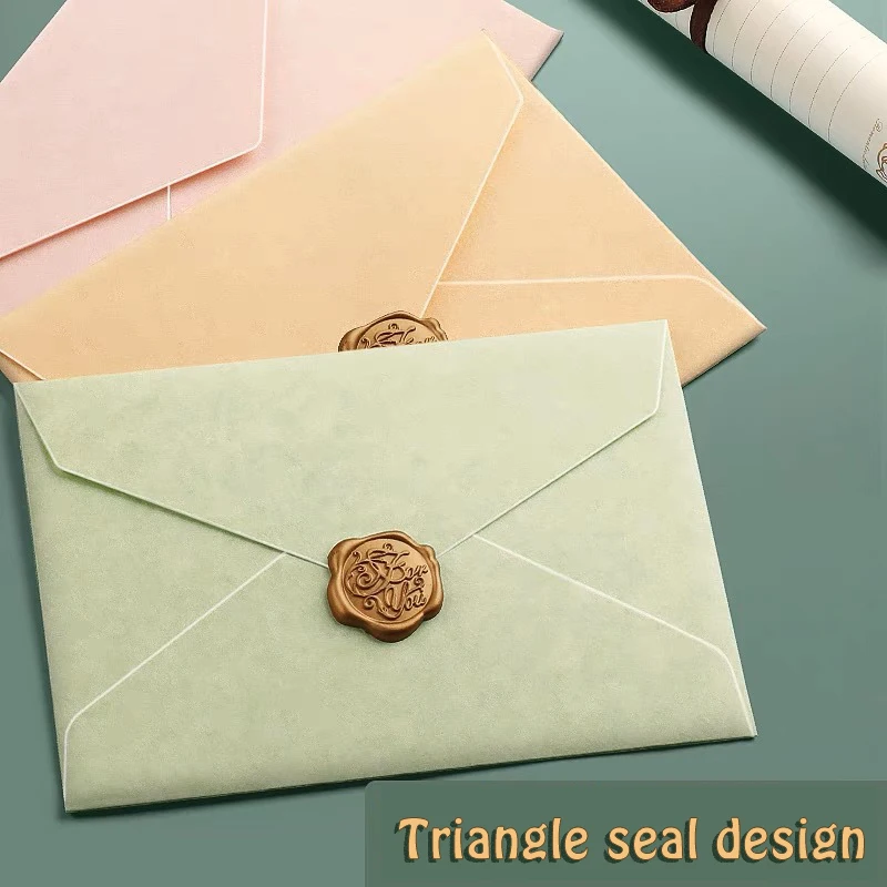 10pcs/lot Macaron Envelope for Wedding Invitations High-grade 250g Paper Postcards Small Business Supplies Stationery Envelopes