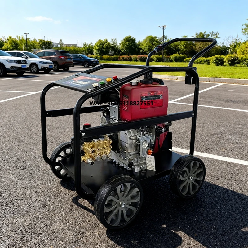 High Pressure Cleaning Machine 15HP 12HP Sewer Drain Jet Washer for Industrial and Commercial Use