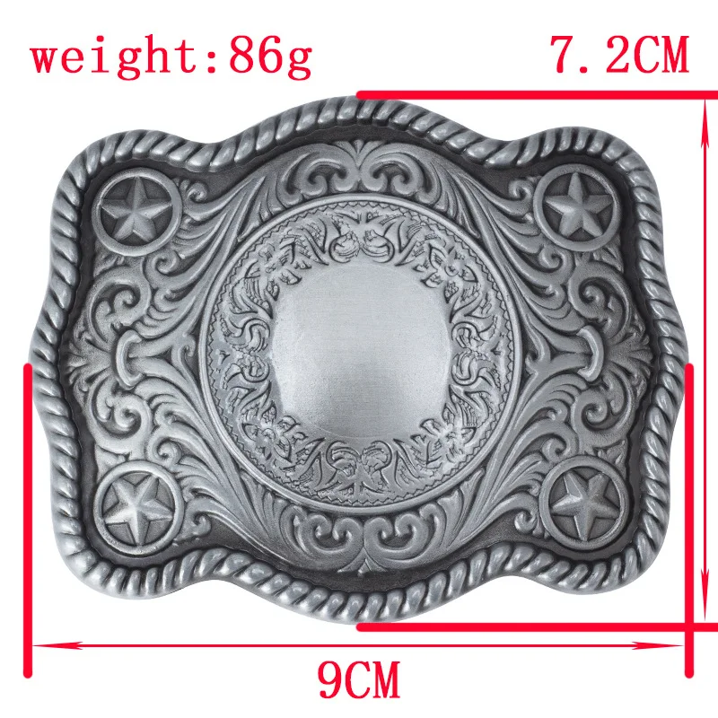 Magic Mirror In Fairy Tales Belt Buckle Retro Pattern Pentagram