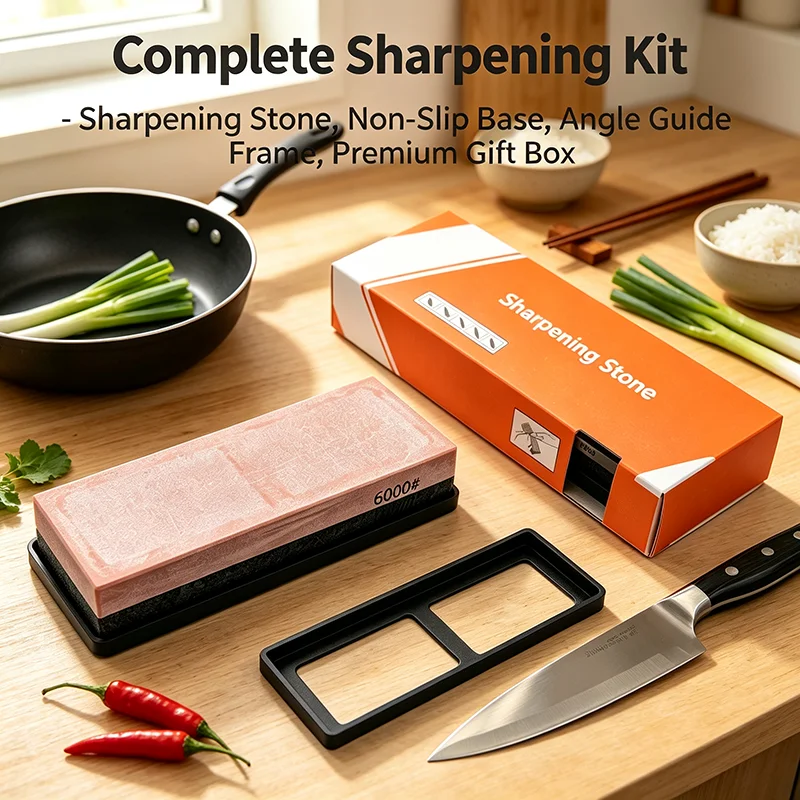 Double-Sided Whetstone 1000/10000 Grit, Natural Agate Sharpening Stone, Outdoor Kitchen Knife Sharpening Tools 2026