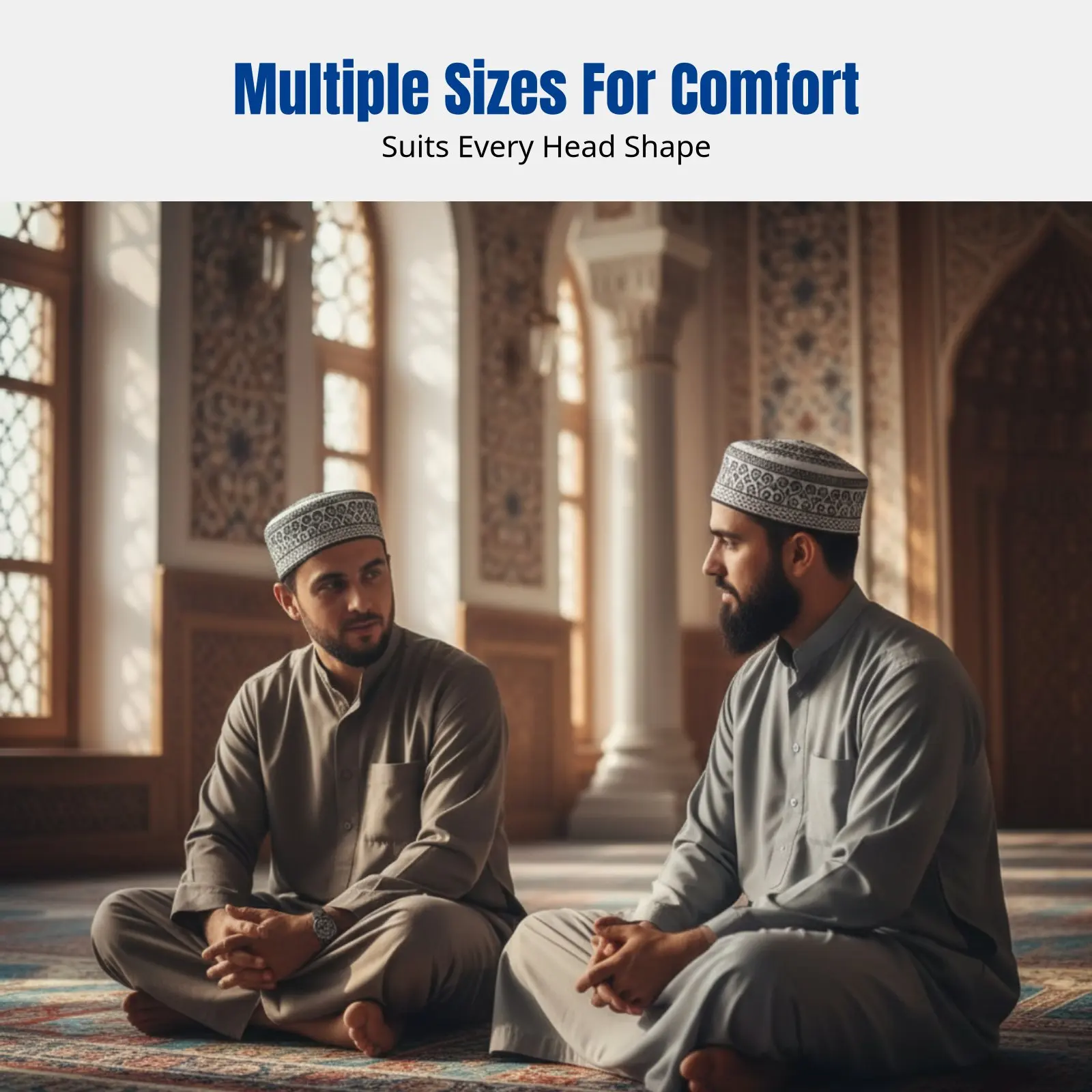 

Мужская вышитая мусульманская молитвенная шапка, хлопковая кепка в стиле народности хуэй, традиционный дизайн