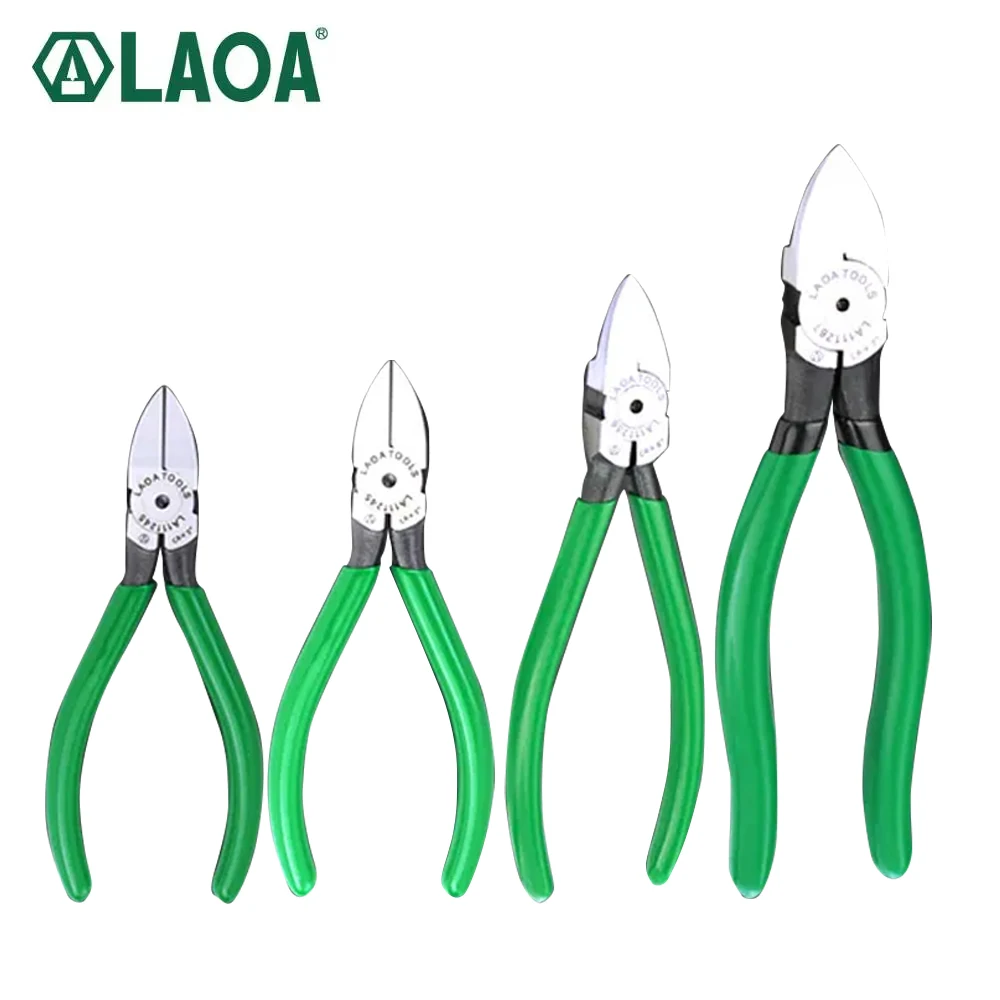 LAOA CR-V Plastic pliers 4.5/5/6/7inch Jewelry Electrical Wire Cable Cutters Cutting Side Snips Hand Tools Electrician tool