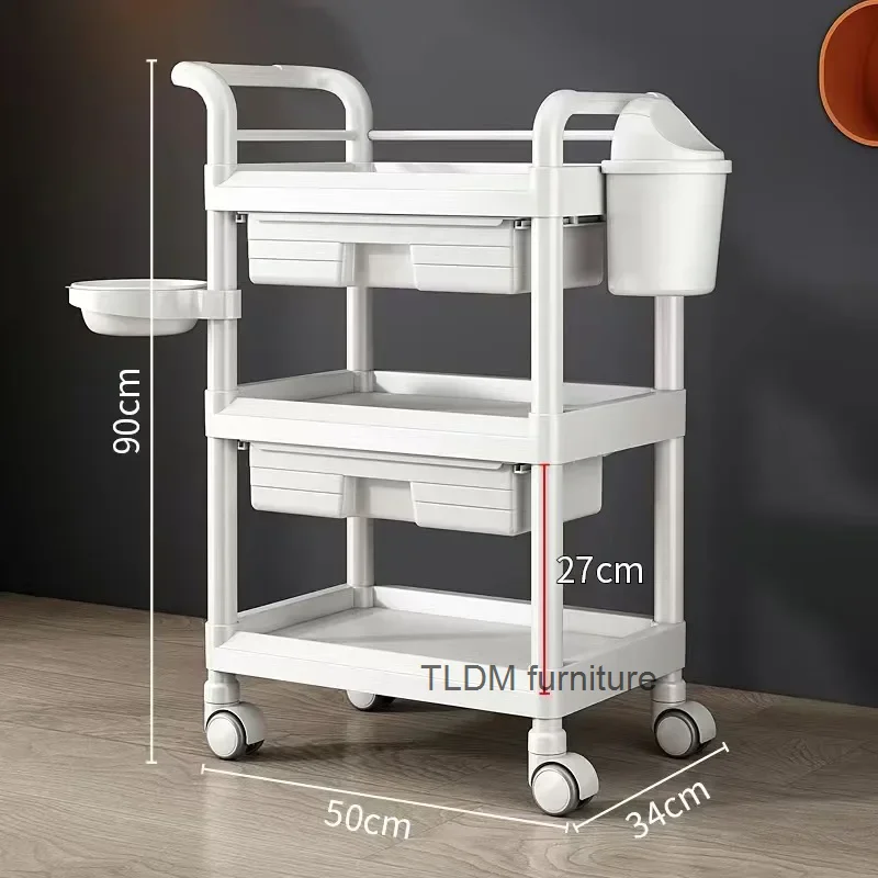 

Beauty Rolling Tool Salon Trolley Hairdresser Manicure Salon Trolley Cosmetic Storage Chariot Coiffure Beauty Furniture BLST