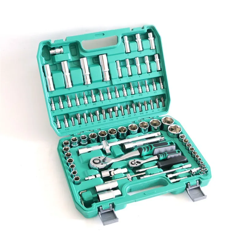 

94-Piece Auto Repair Tool Set Sleeve Ratchet Wrench Tool Set Household Auto Repair Portable
