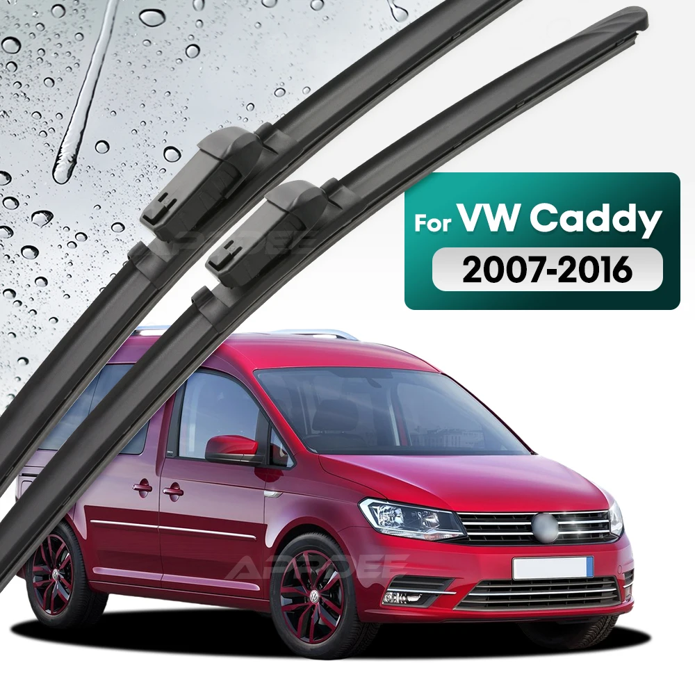 

Комплект силиконовых и резиновых щеток переднего стеклоочистителя для VW Caddy MK3 2007-2016, щетка для лобового стекла 24 "+ 18"