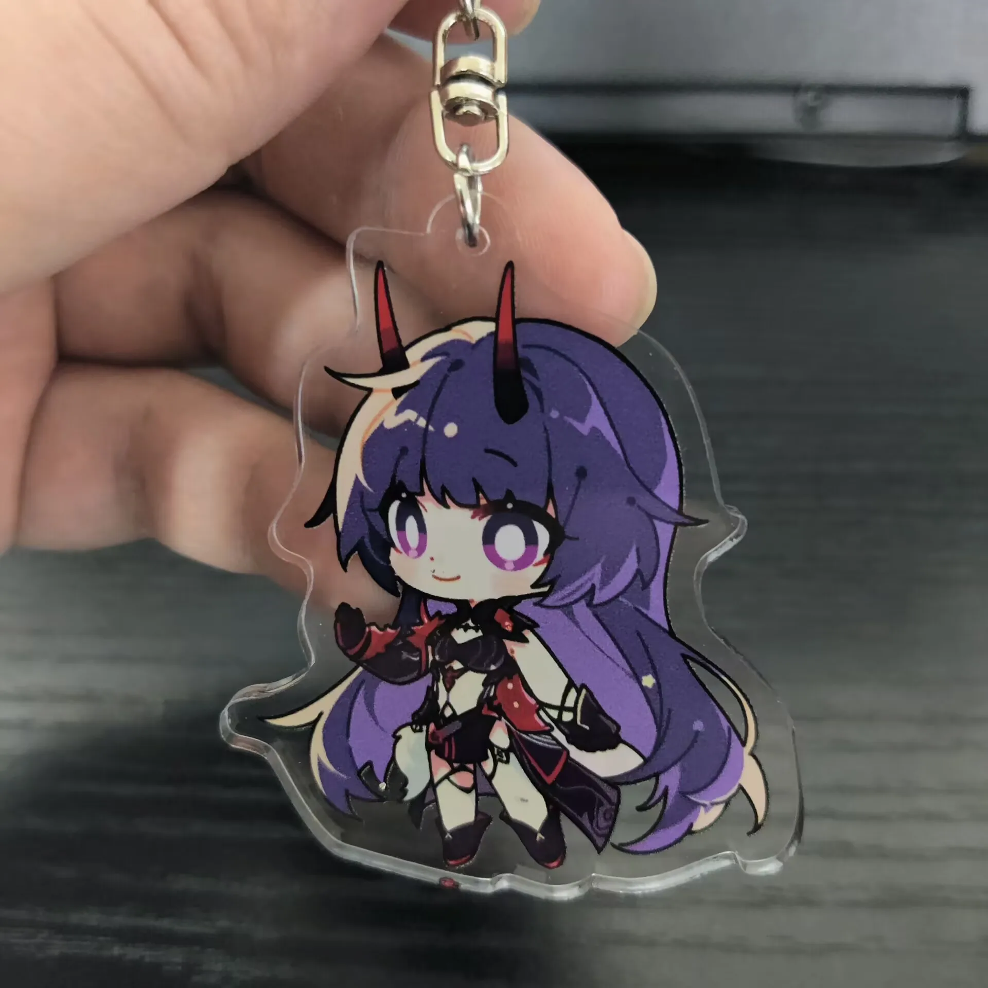 Hot Game Honkai Impact 3 Anime Figures Bronya Zaychik Elysia Raiden Mei Cute Acrylic Keychains Bag Decor Pendant Toy Keyrings