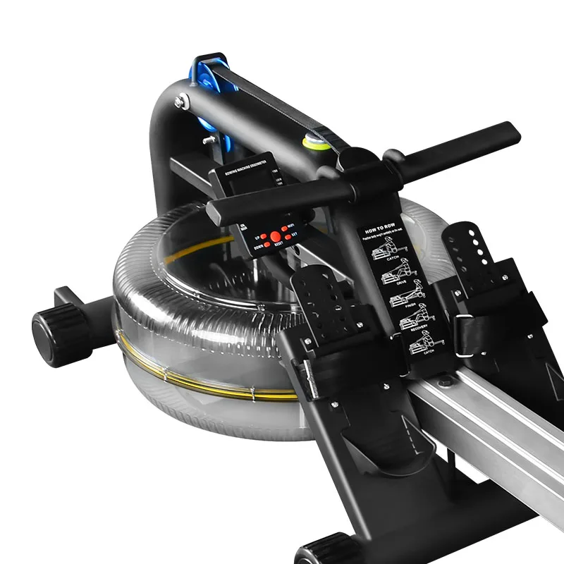 High Quality Wholesale Price Commercial Gym Fitness Equipment Water Rower Rowing Machine Water Resistance