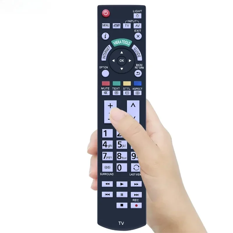 For Panasonic N2QAYB000715 N2QAYB000430 LED 3D-dx TX-PR50GT50 TX-P50ST50E TX-L42ETW50 TX-P50VT50B TV Replacement Remote Control