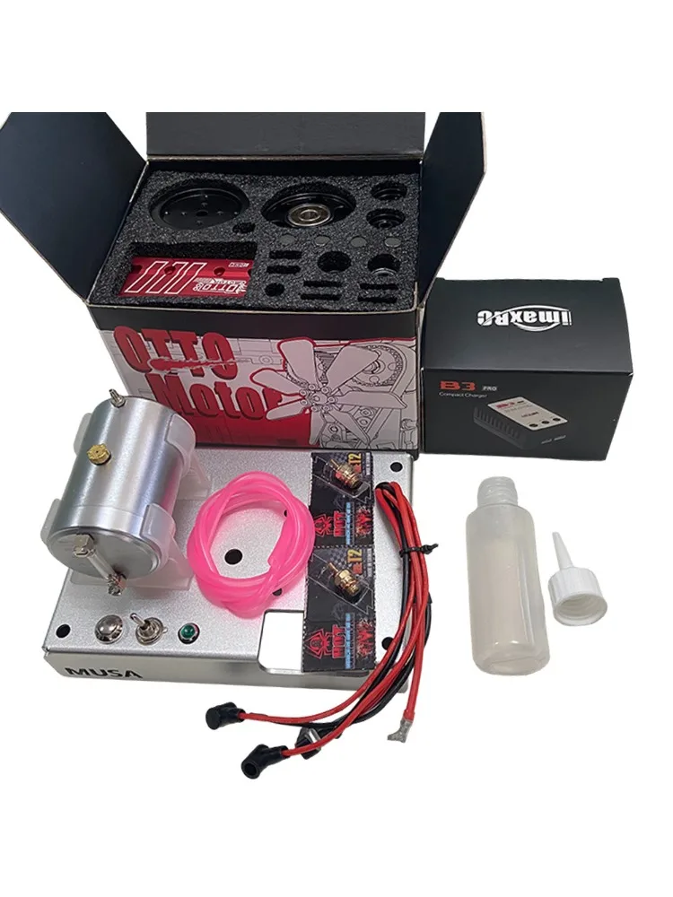 TOYAN FS L200AC Viertakt luchtgekoelde motor DIY Nitro Inline Twin-cilinder Motor Model Kit Speelgoed - afbeelding 1