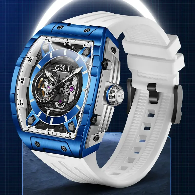 

Men Watches Automatic Mechanical Watch Clock 5ATM Waterproof Watch Men Stainless Steel Case Wristwatch Man Relojes Para Hombre