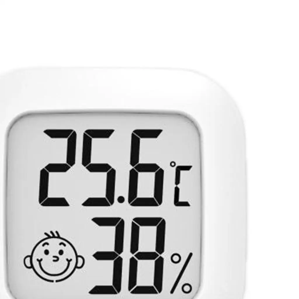LCD Temperature and Humidity Monitor Indoor Thermometer Hygrometer for Home Office Kitchen Garage Warehouse with Digital Gauge