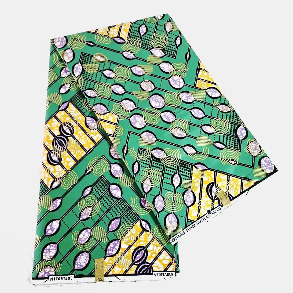 Tissu de cire hollande Original africain Super cire tissu imprimé haute qualité Ankara Batik tissu pagne matériel de couture 100% coton