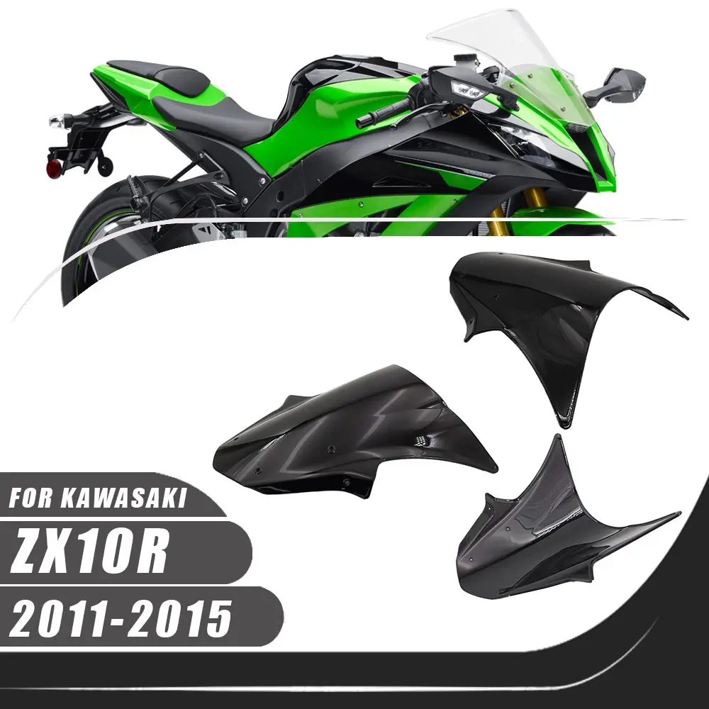 

For Kawasaki Ninja ZX10R 2011-2015 ZX-10R 2014 2013 2012 Motorcycle ABS Windshield Windscreen Wind Deflectors