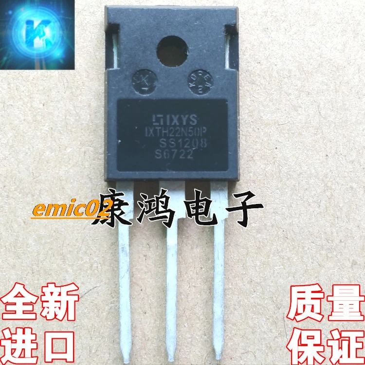 5pieces Original stock  IXTH22N50P IXFH22N50P TO-247 MOS 22A 500V