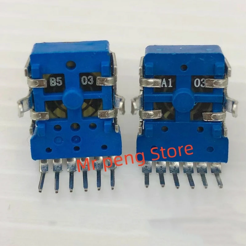 2pcs Type 142 for ROCK-1904 power amplifier Volume potentiometer 6-pin vertical B50K flower handle RK12 speaker tuner A10K