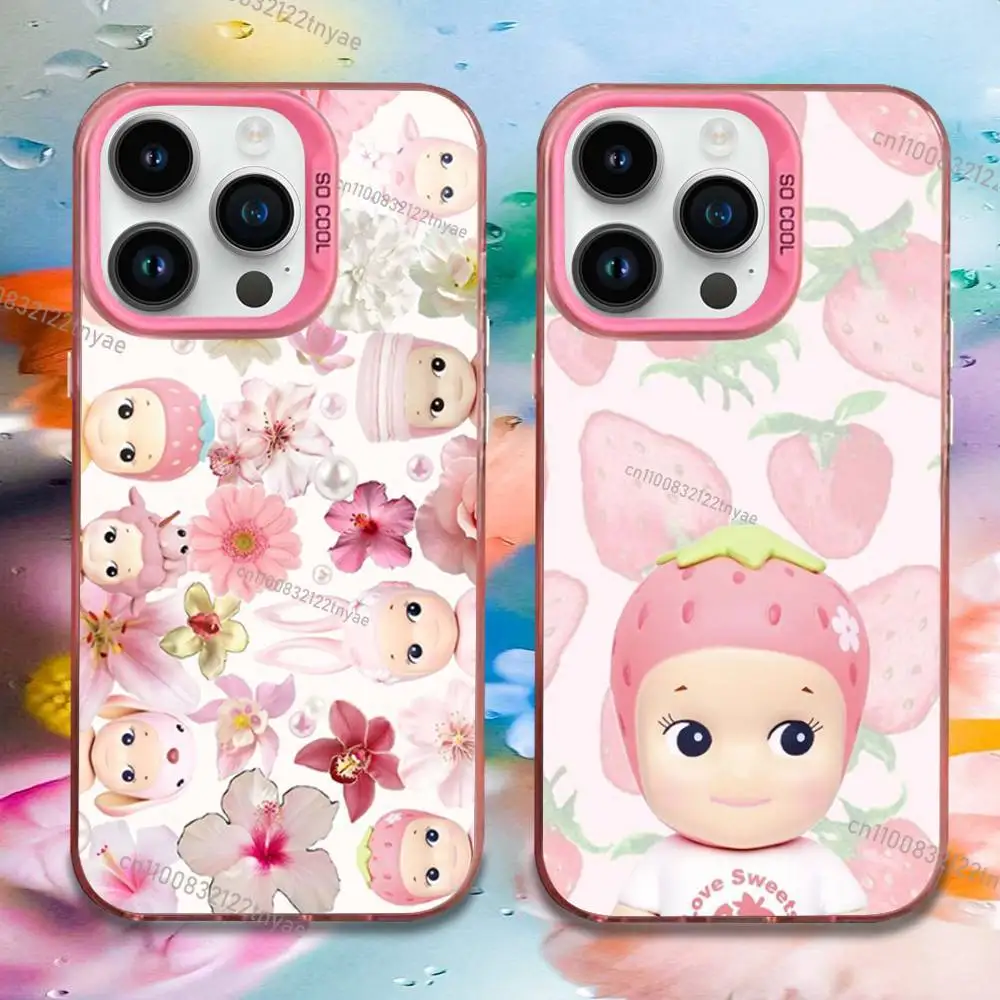

NEW Kewpie Cute Angel Phone Case For iPhone 17,16,15,14,13,12,11,Mini,Pro,E,MAX Pink Candy Matte Shockproof Cover TPU