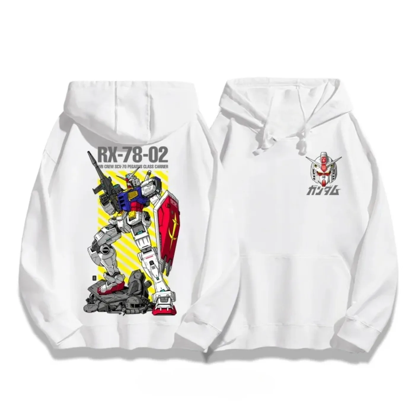 

Мобильный костюм Gundam, периферийный пуловер с капюшоном, свитер, мужская осенне-зимняя трендовая повседневная куртка с длинными рукавами