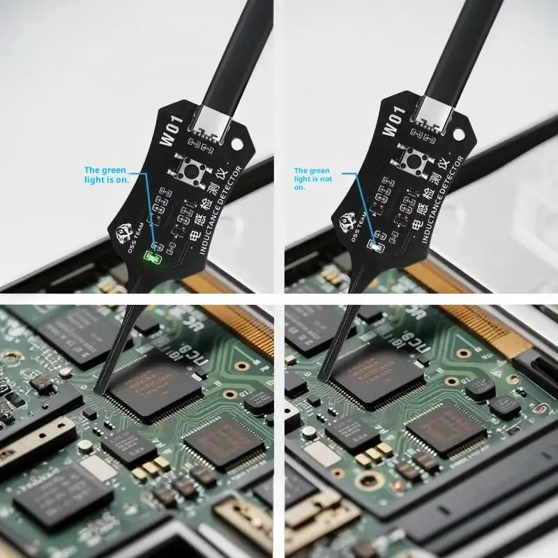 1Pcs Mobile Phone Repair Inductor Detector Tool, Motherboard Coil Tester For Quick Electromagnetic Induction Inductance Checkin