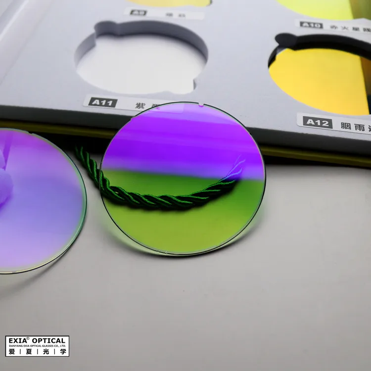 EXIA A11 Flat Lens Violet Lens Sunglasses Flash Mirror Waterproof Hydrophobia Diameter 75mm