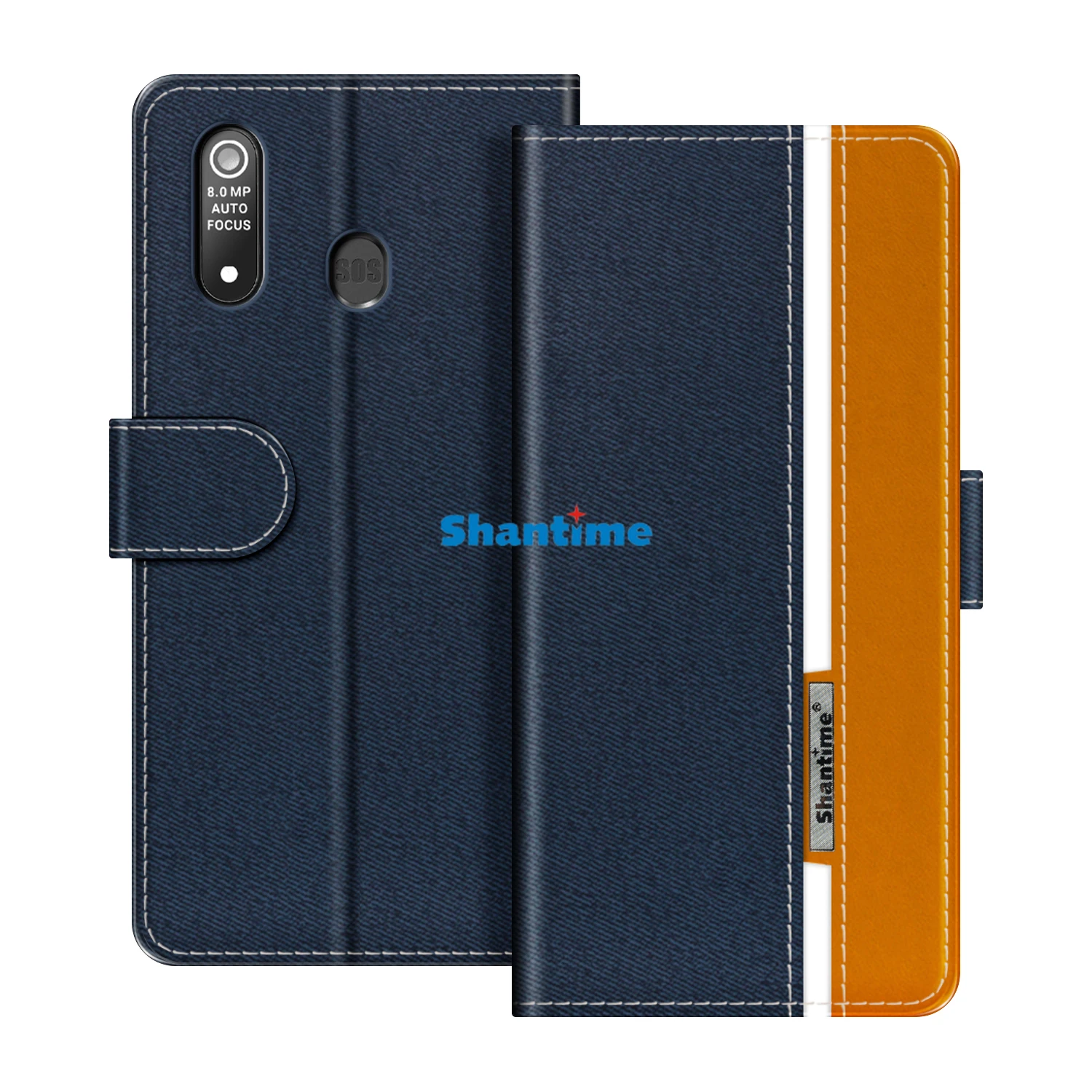 

compatible with Brondi Amico Smartphone XL Nero protective case book wallet cell phone cover folding case stand cell phone case