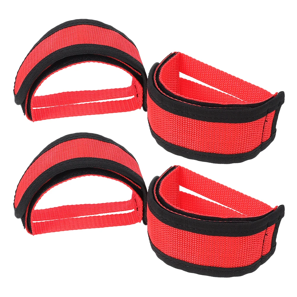 

2 Pair Foot Cover Adjustable Footrest Straps Kids Bike Pedal Straps Adjustable Toddler Tricycle Antislip Cycling Bands
