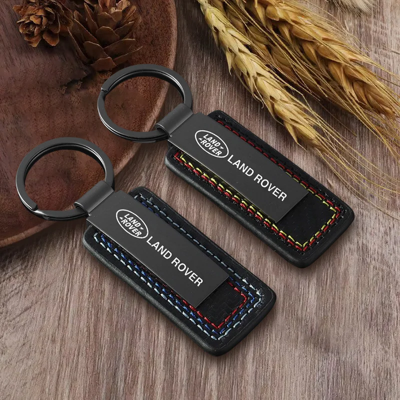 Porte-clés en métal gravé au laser, cadeaux, accessoire pour Land Rover Freelander Range Rover Velar Sport Discovery Defender