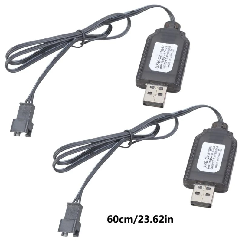 

Y2GD USB Cable 7.4V Battery SM2.0 3P 4P XH 3P Plug for Car and