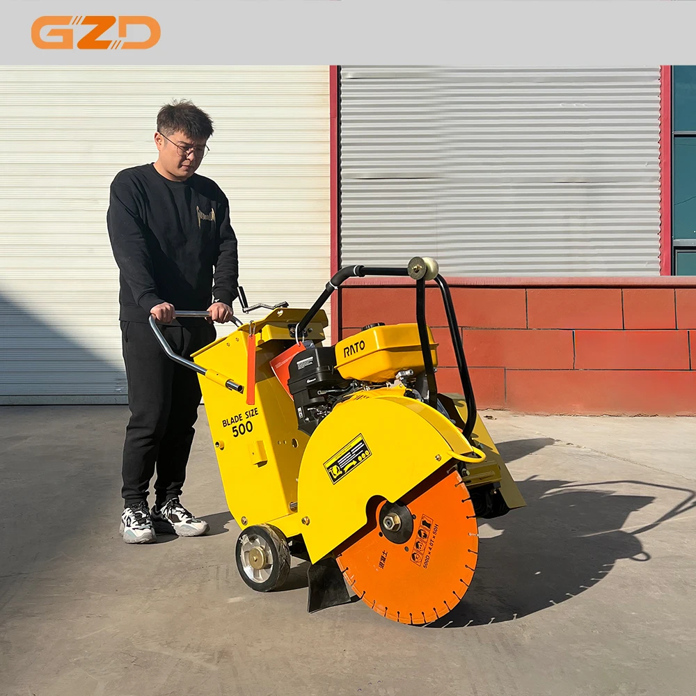 GZD High Quality Concrete Cutting Machine 500 Type Road Cutter Concrete Cutting Saw Machine