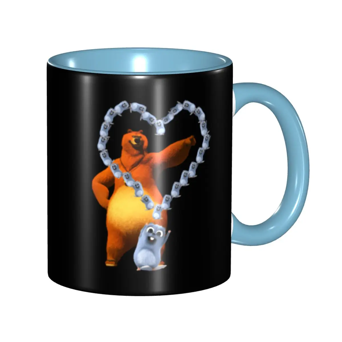 

Happy Lemmings Tabodi And Grizzy Cartoon Coffee Mugs DIY Personalized Ceramic Milk Tea Mug