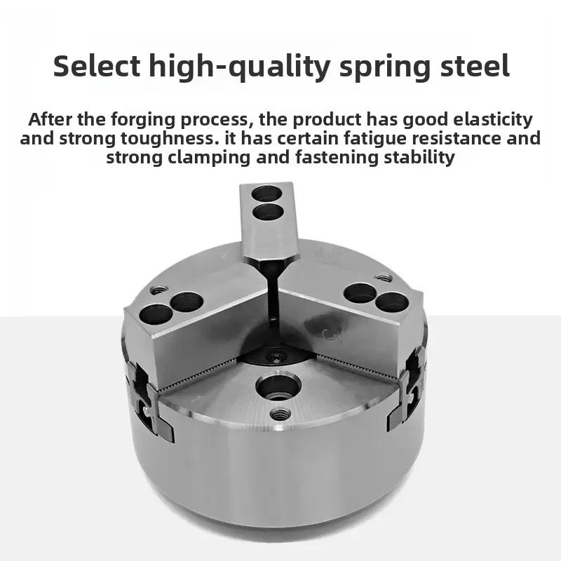 High-Speed 10inch Hydraulic CNC Lathe Chuck High-Precision 8-Jaw Hollow Oil Pressure Power Chuck Machine Tools Accessories