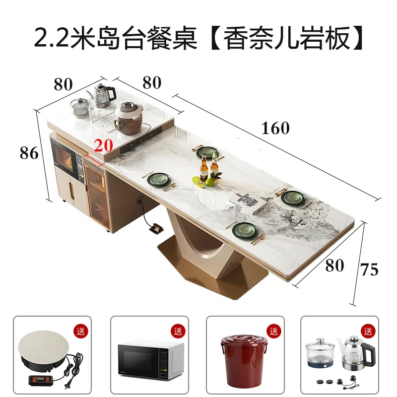 طاولة طعام كلاسيكية حديثة فاخرة قطعة مركزية رف تخزين طاولة طعام المطبخ شحن مجاني أثاث كوميدور للمكياج