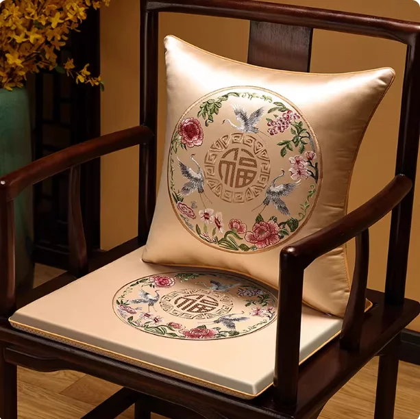 

Новая подушка для стула в китайском стиле из красного дерева, нескользящая подушка для дивана, губчатый коврик, подушка для табурета, подушка для чайного стула, съемная, моющаяся