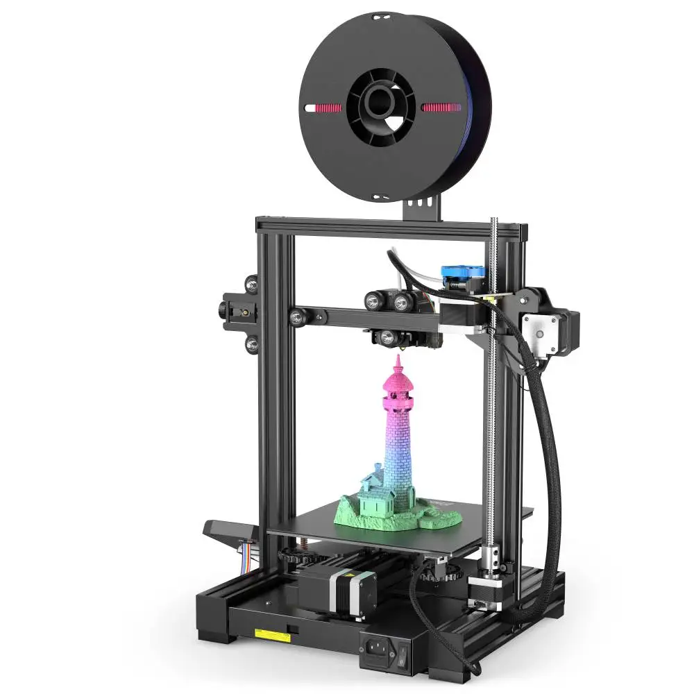 Creality 3D Ender-3 V2 Neo 3D Printer 220*220*250mm Print Size with CR-Touch Auto Leveling/Full-metal Bowden Extruder