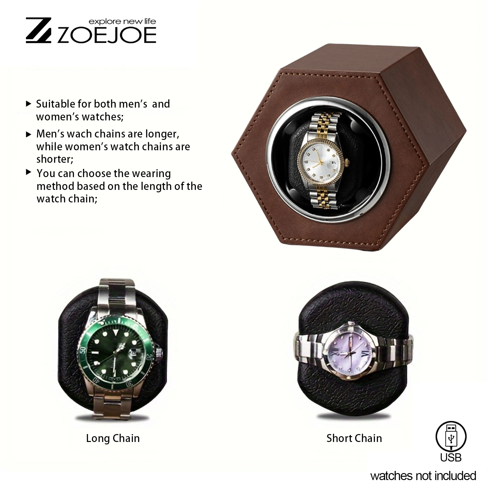 ماكينة لف ساعات أوتوماتيكية صندوق بو الجلود كابل يو اس بي توريد ماكينة لف ساعات واحدة منخفضة الضوضاء محرك هادئ ملفاف ساعة صندوق ساعة للرجال