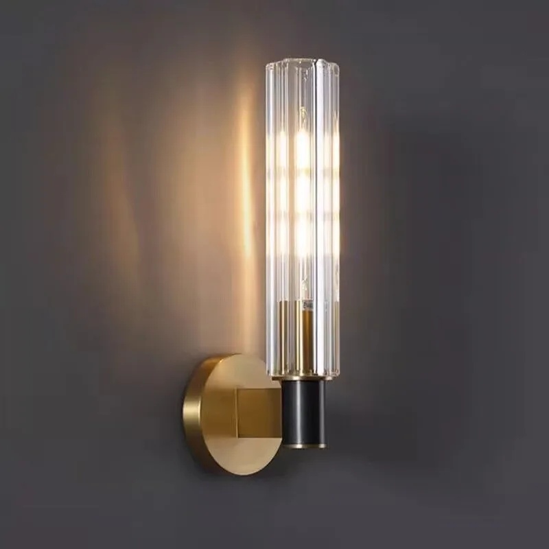 

Modern Minimalist Metal Wall Lamp for Bedroom Hallway Hotel Living Room Ambient Art Decoration Lighting Lamps for Bedroom
