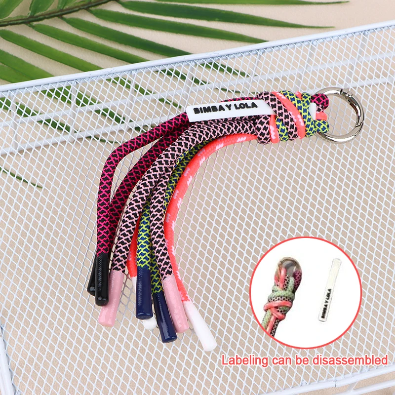 New High-quality Hardware Anti-theft Keychain Fashion Bag Accessories Luxury Brand Tassel Female Bag Decoration image 6