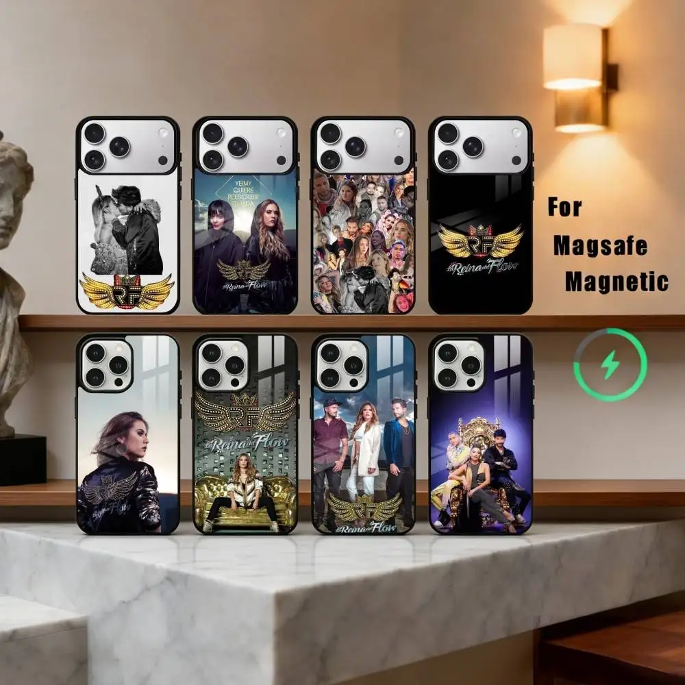 

Queen of Flow La R-Reina Del F-Flow Phone Case For iPhone 17,16,15,14,13,12,Plus,Pro,Max for Magsafe Magnetic Wireless Charging