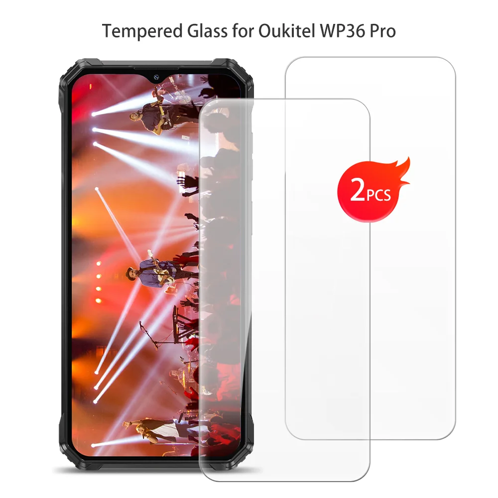 

For Oukitel WP36 Pro Tempered Glass Protective Screen Protector Smart Phone Cover Film