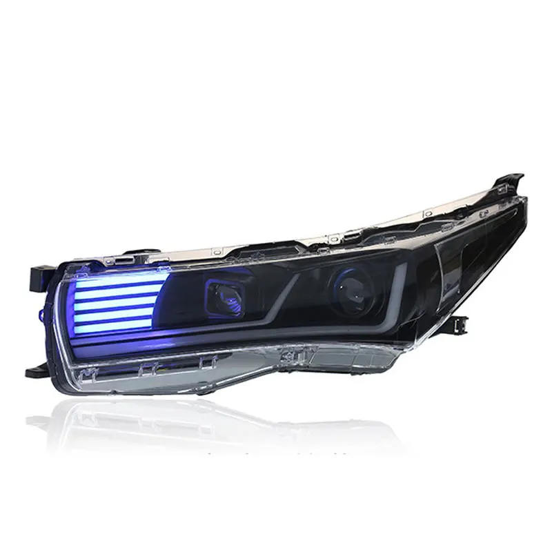 Car Head Lamp for Toyota Corolla LED Headlamps 2014-2016 Headlamps Corolla LED Dual Lens Streaming Daylight Car accessories