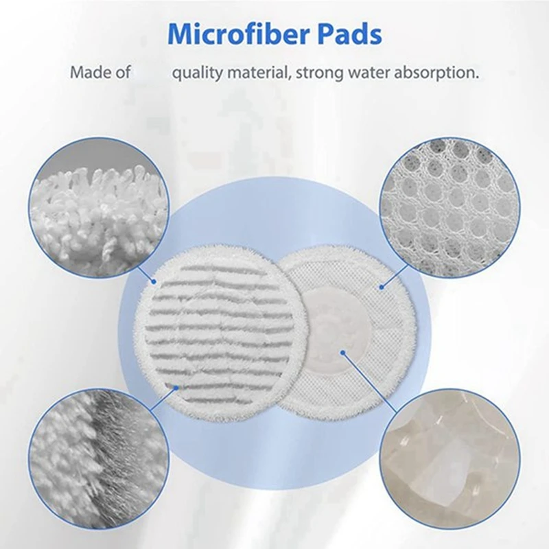 

AC66 12 Pcs S7000 Steam Mop Pads for Shark S7000AMZ S7000 S7001 S7001TGTSeries Steam & Scrub Hard Floor Steam Mop