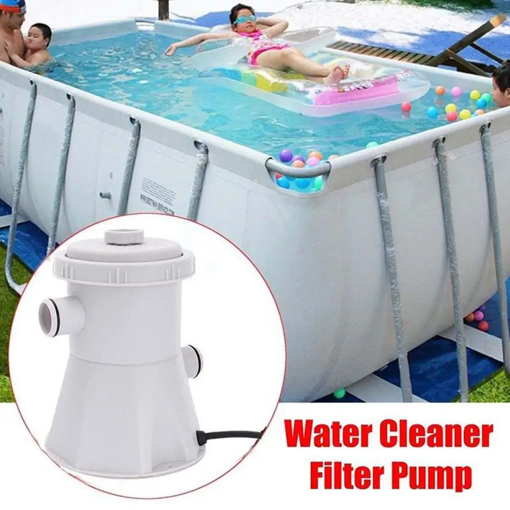 

Electric Swimming Pool Filter Pump 110V 220V 15W For Above Ground Pools Cleaning Tool Swimming Pool Filter Cartridge