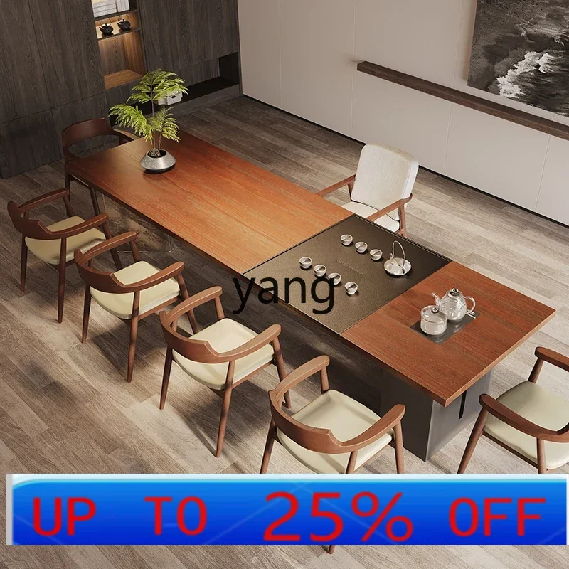 

LTT large solid wood tea table reception tea table high-end tea table