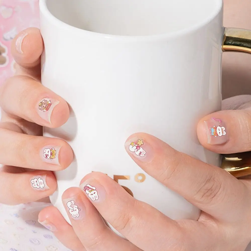 

24pcs New No-Repeat Nail Sticker DIY Self Adhesive Cartoon Stickers Multifunction Cup Stickers For Nail Art Decoration