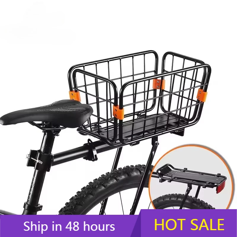 

POWER LEAP WEST BIKING Multifunction Bike Rear Rack Install Tools Adjustable 18L Mountain Bicycle Large Capacity Road Bike Rack