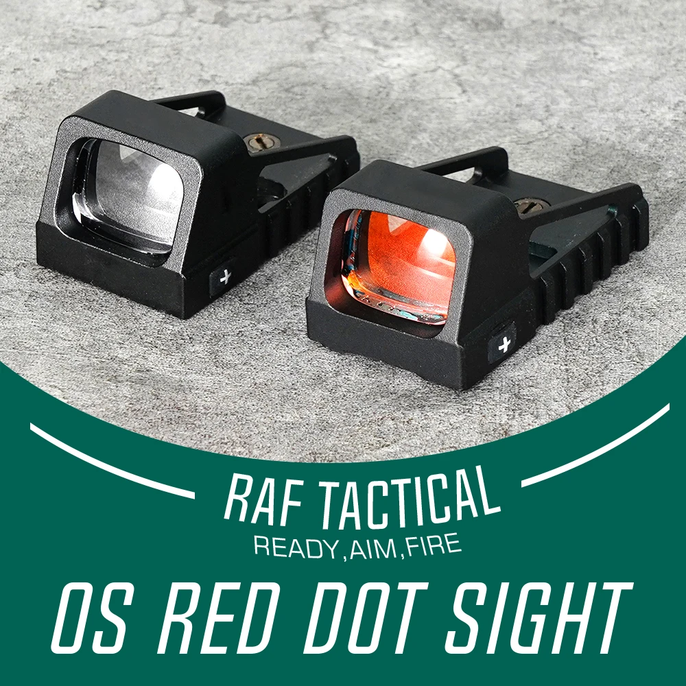 

Tatical Hunting Red Dot NV OS Reflex Sight 1x23mm 3.25 MOA RM RFootprint/MOS Fooprint For Glock Parallex Free at 25 Meters