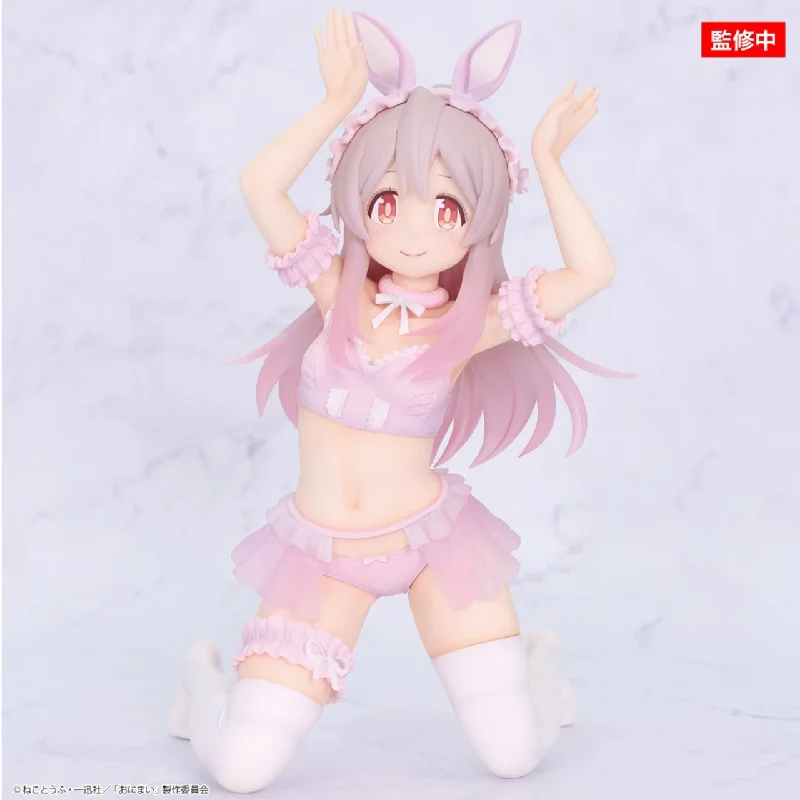 ¡Servicio del sistema original prepintado de un siglo quilates Onii-chan Wa Oshimai! Oyama Mahiro Pastel Bunny Ver. Figura de anime de juguete